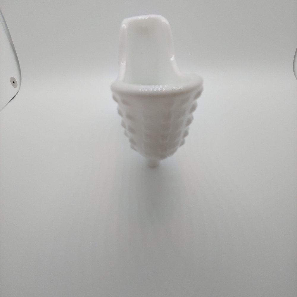 Vintage Fenton Milk Glass Hobnail Shoe - Picture 4 of 7